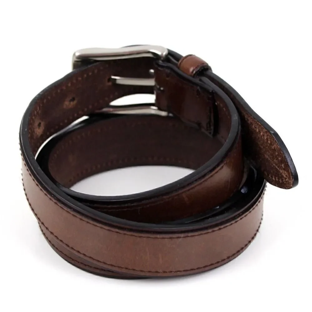DOCKERS BROWN GENUINE LEATHER 1.25